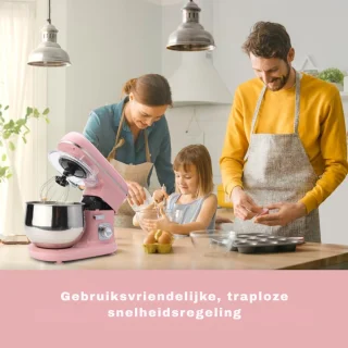 AMA® Keukenmachine Mixer met Mengkom - Roze