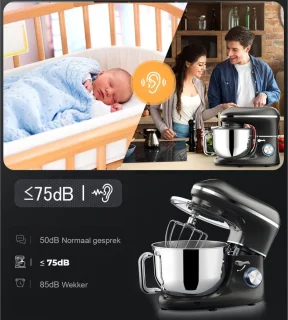 AMA® Mixer met Mengkom - Keukenmachine