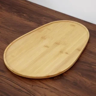 Antislipmat voor keukenmachine, houtkleur
