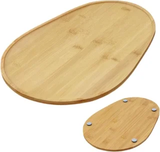 Antislipmat voor keukenmachine, houtkleur