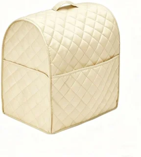 Apparaathoes stofkap voor keukenmachine 35x23x35cm beige