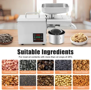 Benelux Select Oliepers Machine RVS