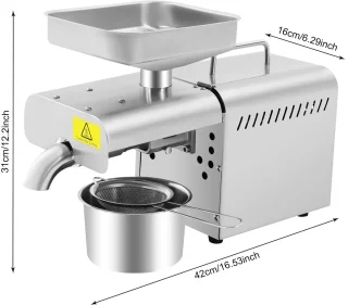 Benelux Select Oliepers Machine RVS