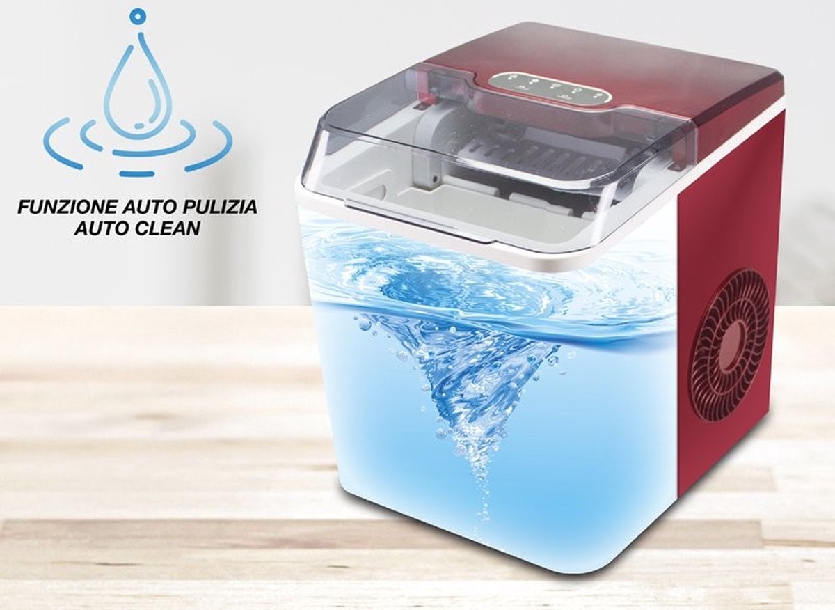 Wat vinden we goed aan de Beper P102CON550 IJsblokmachine Rood