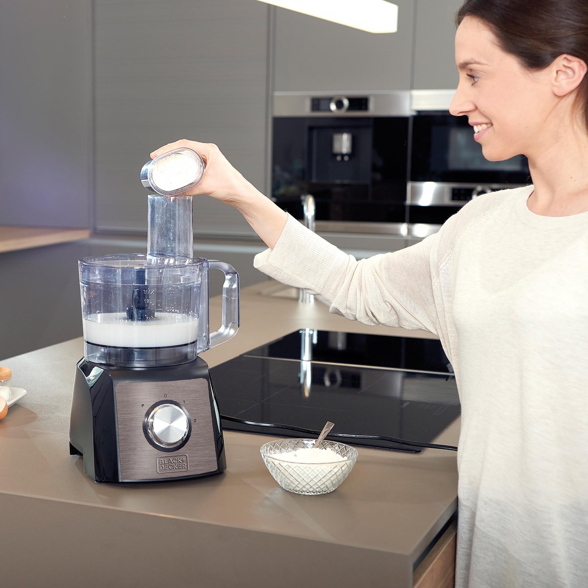 Wat vinden we goed aan de Black & Decker BXFPA1200E keukenmachine 1200W zwart/roestvrijstaal