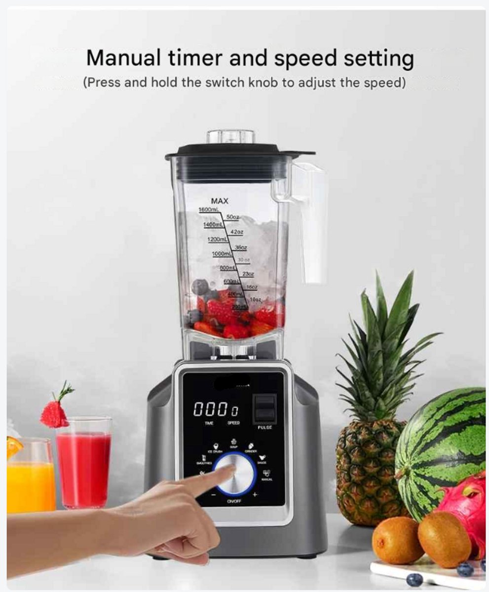 Wat vinden we goed aan de Blender 2200W met 2L BPA-vrije Kan Foodprocessor