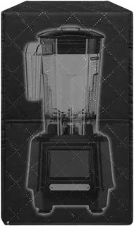 Blender stofhoes - keukenapparaat hoes - 15,5x21x42cm - grijs