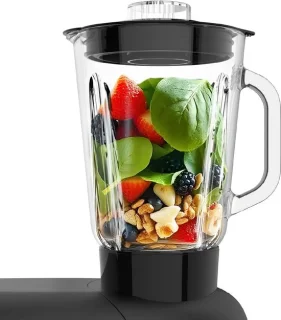 Blenderkan glas 15 liter transparant