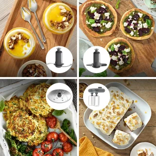 Bosch MultiPro OneTouch FDM73.850SS keukenmachine grijs