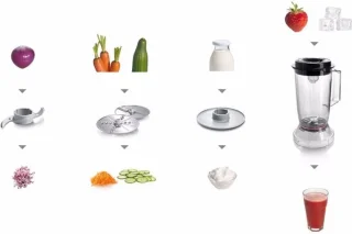 Bosch MultiTalent 3 MCM3201B Foodprocessor Zwart