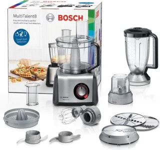 Bosch MultiTalent 8 MC812M844 Foodprocessor Zwart/RVS