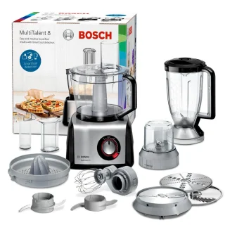 Bosch MultiTalent 8 MC812M844 Foodprocessor Zwart/RVS