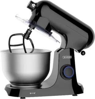 Bourgini Pro Keukenmachine 5,5L Zwart