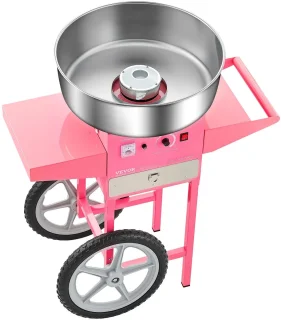 Cellista Commerciële Suikerspinmachine met kar