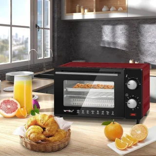 Compact 10L Mini-oven Aanrechtoven 36,5x22,1x28,5 cm