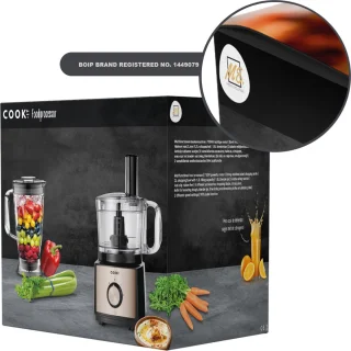 COOK-IT Foodprocessor en Blender 6-1 - 2L