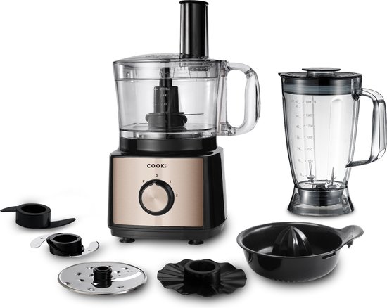 COOK-IT Foodprocessor en Blender 6-1 - 2L review