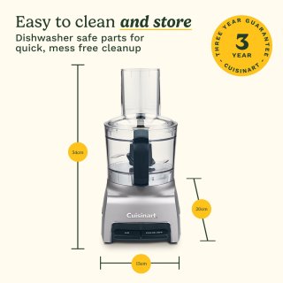 Wat vinden we goed aan de Cuisinart FlexPrep Foodprocessor 1,1L Zilver