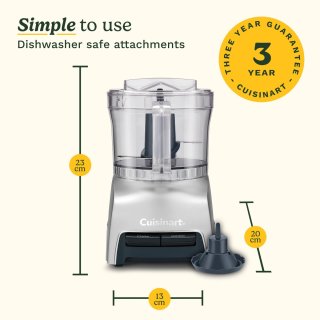 Wat vinden we goed aan de Cuisinart Pixie Chopper Mini Hakmolen 0,7L Zilver