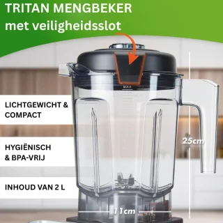 DailySupplies Foodprocessor Keukenmixer Blender