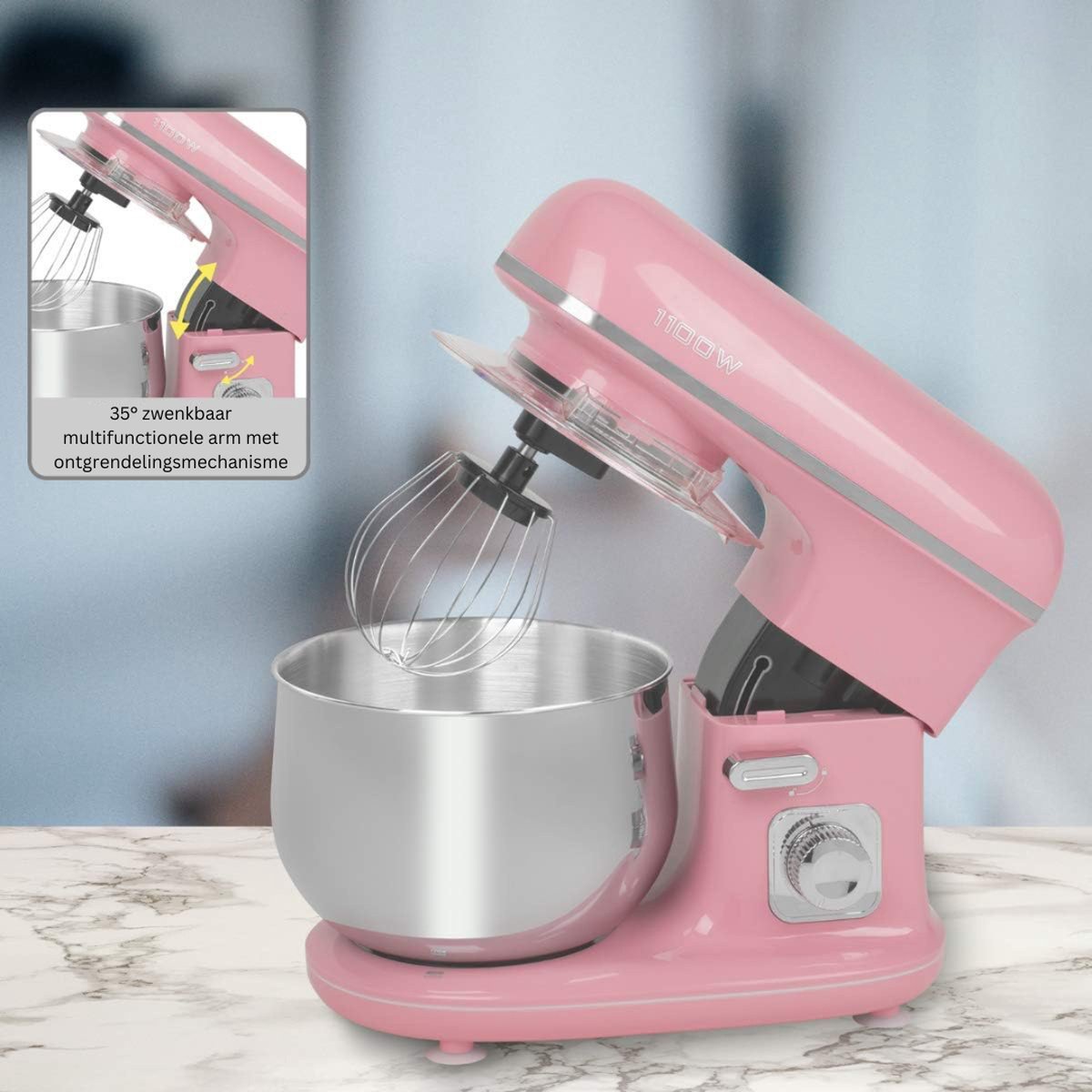 Wat vinden we goed aan de DailySupplies Keukenrobot Roze