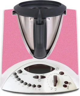 Decoratieve beschermfolie voor keukenmachine TM31 - lichtroze glitter