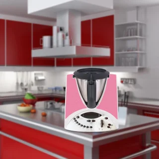 Decoratieve beschermfolie voor keukenmachine TM31 - lichtroze glitter