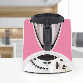 Decoratieve beschermfolie voor keukenmachine TM31 - lichtroze glitter