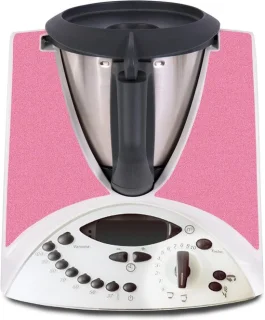 Decoratieve beschermfolie voor keukenmachine TM31 - lichtroze glitter