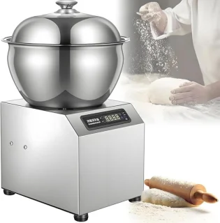 Deegkneder mixer keukenmachine zilver