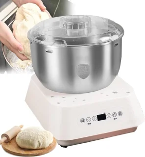Deegkneedmachine staande mixer - 5 liter - zilver