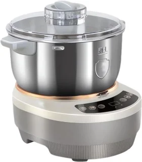Deegmaker en mixer keukenmachine, 5l of 7l, zilver