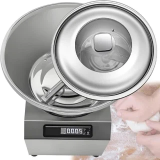 Deegmixer elektrisch 8kg zilver