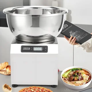 Deegmixer keukenmachine 3 kg zilver