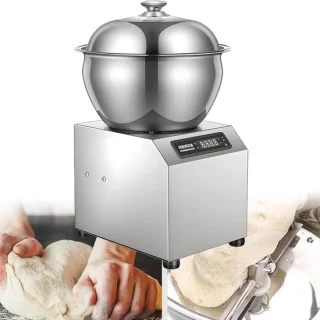 Deegmixer keukenmachine zilver