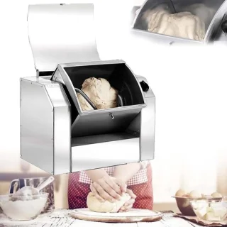 Deegmixer keukenmachine zilver