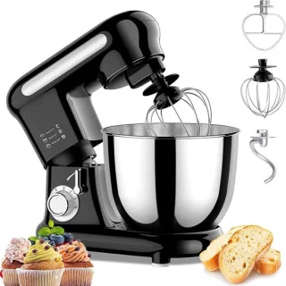 Deegmixer zilver