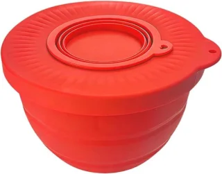 Deksel voor mixer en keukenmachine 4.2-4.7 liter rood
