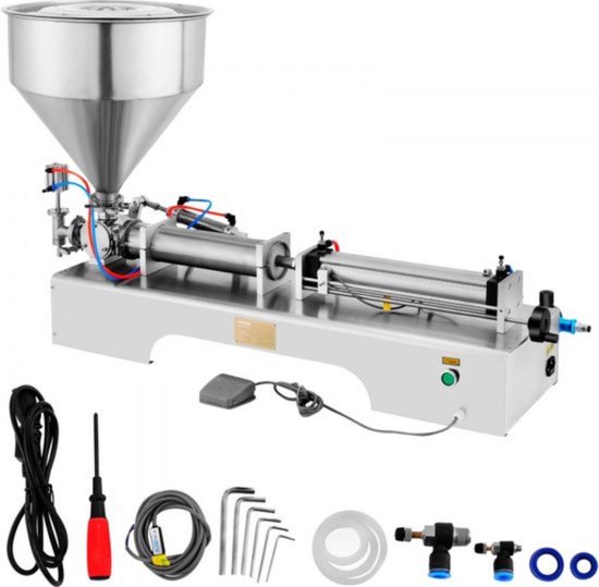 Pneumatische vulmachine 50–500 ml — precisie en hygiëne in één