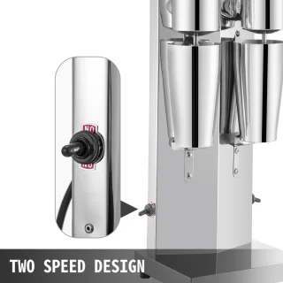 Dubbele Kop Milkshake Melkshake-machine RVS 800ml