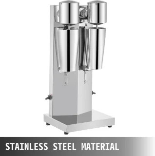 Dubbele Kop Milkshake Melkshake-machine RVS 800ml