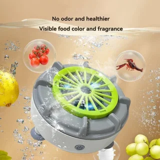 Efficient Portable Automatic Fruit and Vegetable Washer Spinner