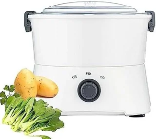 Elektrische aardappelschiller 1 kg wit