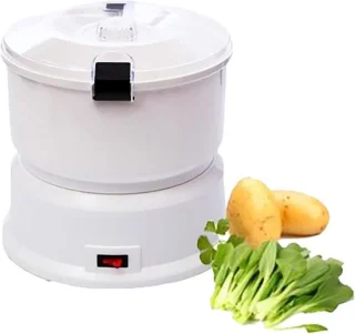 Elektrische aardappelschilmachine 1 kg wit