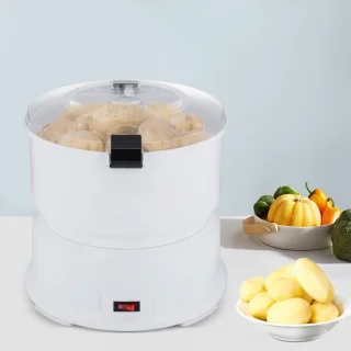 Elektrische aardappelschilmachine - wit