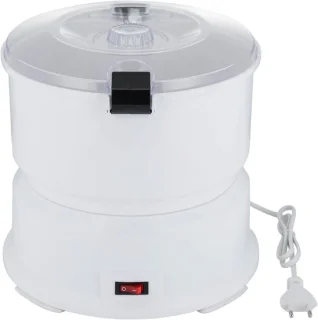 Elektrische aardappelschilmachine wit