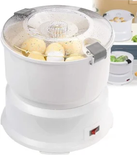 Elektrische aardappelschilmachine wit
