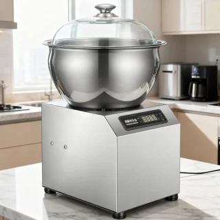 Elektrische deegkneedmachine 8 kg zilver
