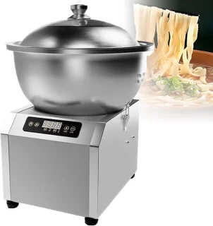 Elektrische deegmixer 8 kg zilver