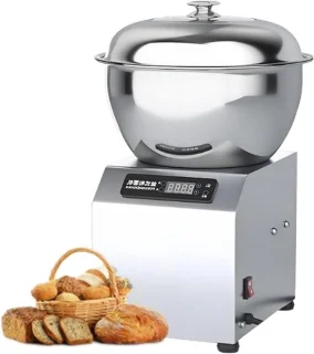 Elektrische deegmixer - zilver